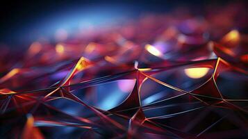 Modern digital abstract 3D background. Can be used in the description of network abilities, technological processes. ai generated photo