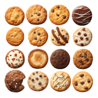 collection of cookies png