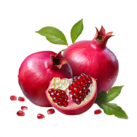 vers granaatappelfruit png