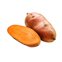 färsk sötpotatis png