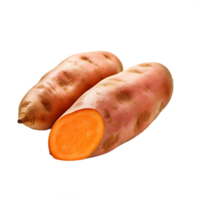 färsk sötpotatis png