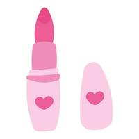 barbicore pomade doll heart makeup pink icon vector