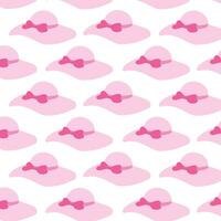 barbicore hat pink accessory bow doll pattern vector