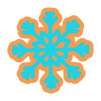 cookie christmas sweetness baking gift icon element vector