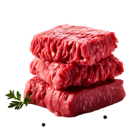 Fresco carne de vaca suelo png