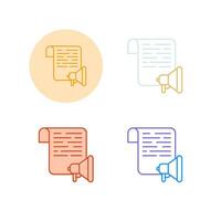 Copy writing Vector Icon