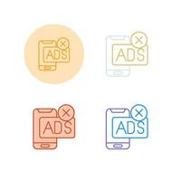 AD Block Vector Icon