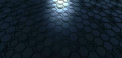 antecedentes tecnología textura hexagonal píxeles lustroso bloquear textura cromo material 3d ilustración foto