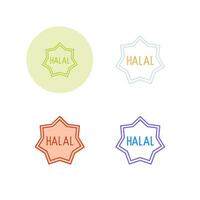 Halal Vector Icon