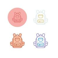 Backpack Vector Icon