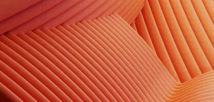 background Parallel lines distorted curves abstract shapes modern Colorful plastic lines 3D illustration photo