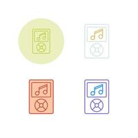 Music Player Vector Icon