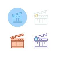 Clapperboard Vector Icon