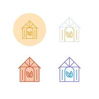 Eco friendly Building Vector Icon