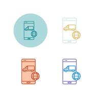 Online Logistics Vector Icon