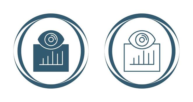 icono de vector de análisis