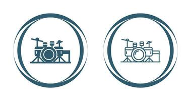 Drum Set Vector Icon