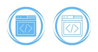 Web Programing Vector Icon