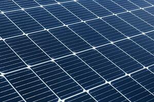 fotovoltaica solar célula módulo textura. solar panel antecedentes foto