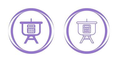 Calculation Presentation Vector Icon