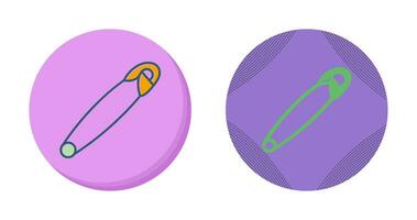 Safety Pin Vector Icon