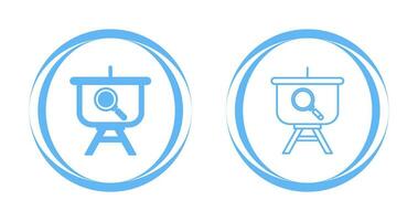 Searching Presentation Vector Icon