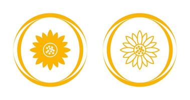 Sunflower Vector Icon