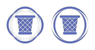 Paper Bin Vector Icon