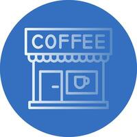 Coffee Shop Vector Icon Design