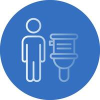 Restroom Vector Icon Design