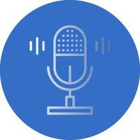 Audio recorder Vector Icon Design