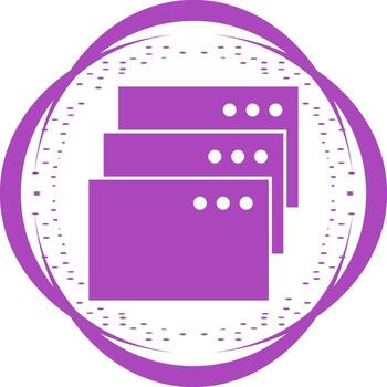 Tabs Vector Icon