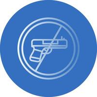 No Weapons Vector Icon Design