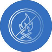 No Fire Allowed Vector Icon Design