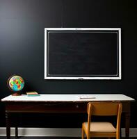 A shot of a chalkboard in a classroom, world students day images photo