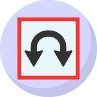 Double Curve Vector Icon Design