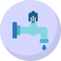 Water faucet Vector Icon Design