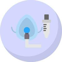 Oxygen Mask Vector Icon Design