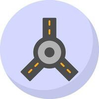 Roundabout Vector Icon Design