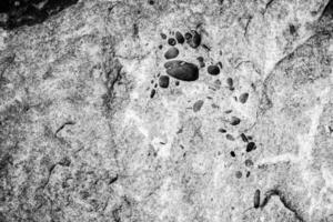 The black and white stone floor is suitable for use as a background image photo