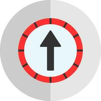 Ahead Only Vector Icon Design