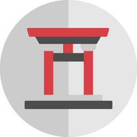 Torii gate Vector Icon Design