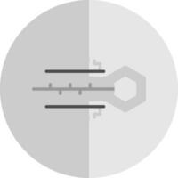 Digital key Vector Icon Design