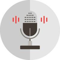 Audio recorder Vector Icon Design