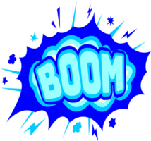 Boom Logo Abzeichen Aufkleber png