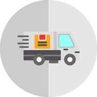 Delivery Truck Vector Icon Design