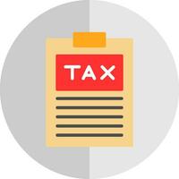 Tax Vector Icon Design