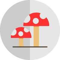 Mushrooms Vector Icon Design