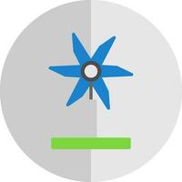 Wind Turbine Vector Icon Design