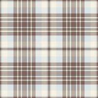 Plaid seamless pattern. Check fabric texture. Vector textile print.